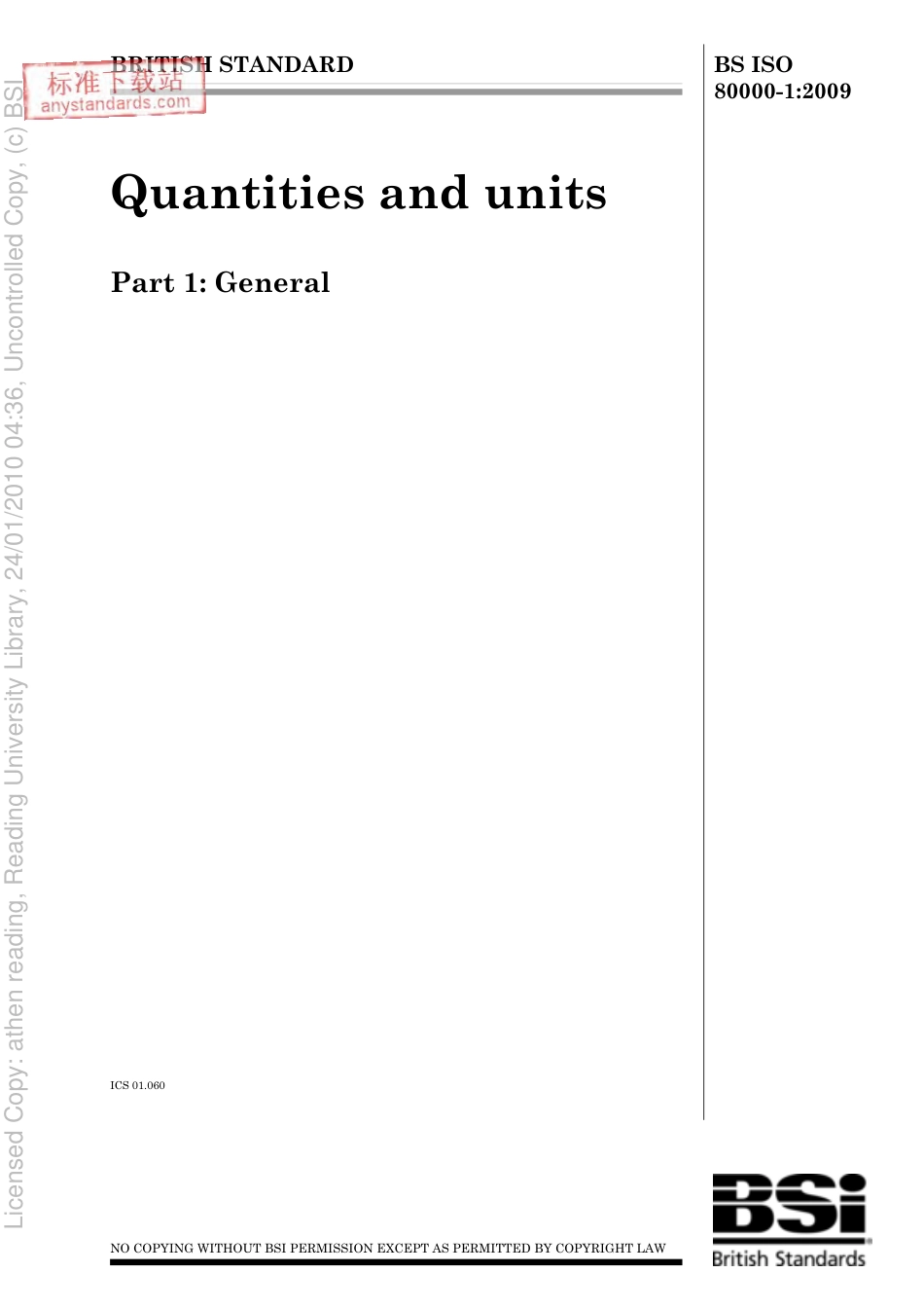 BS ISO 80000-1 2009.pdf_第1页