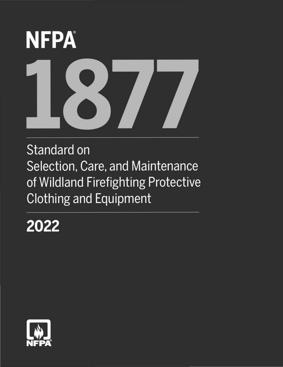 NFPA 1877, 2022.pdf_第1页