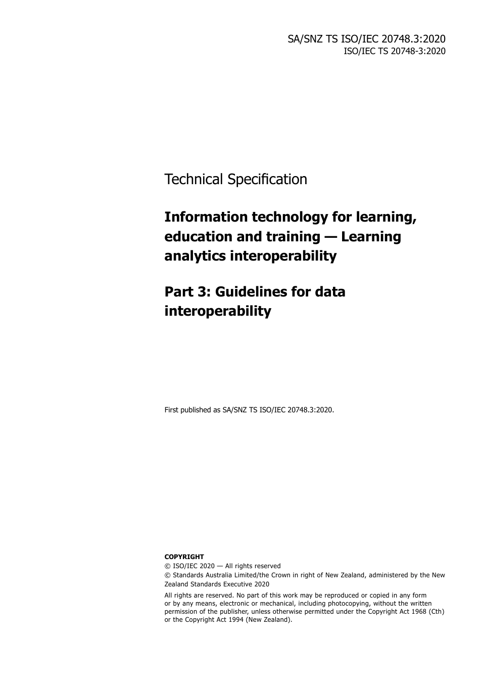 SA SNZ TS ISO IEC 20748.3-2020.pdf_第3页
