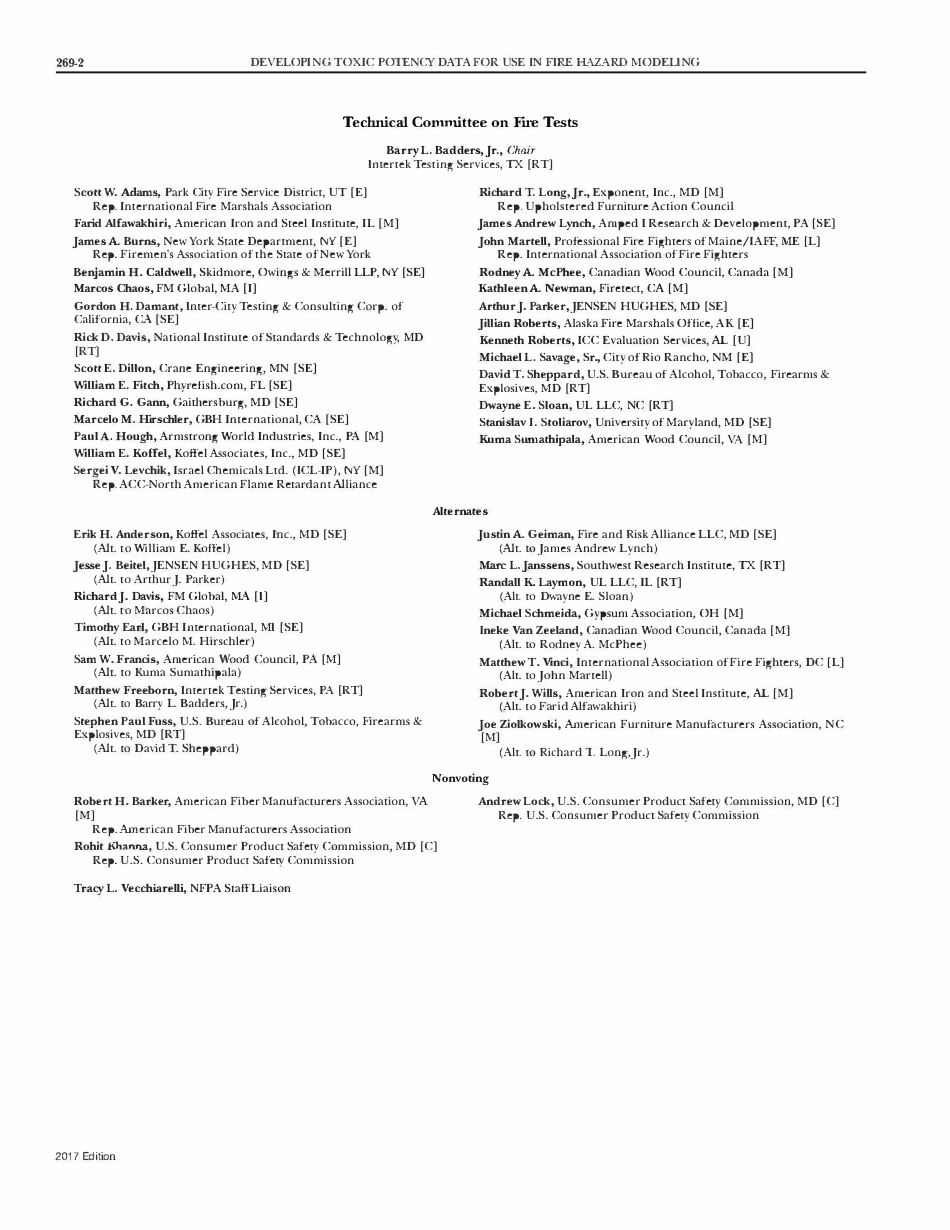 NFPA 269, 2017.pdf_第3页