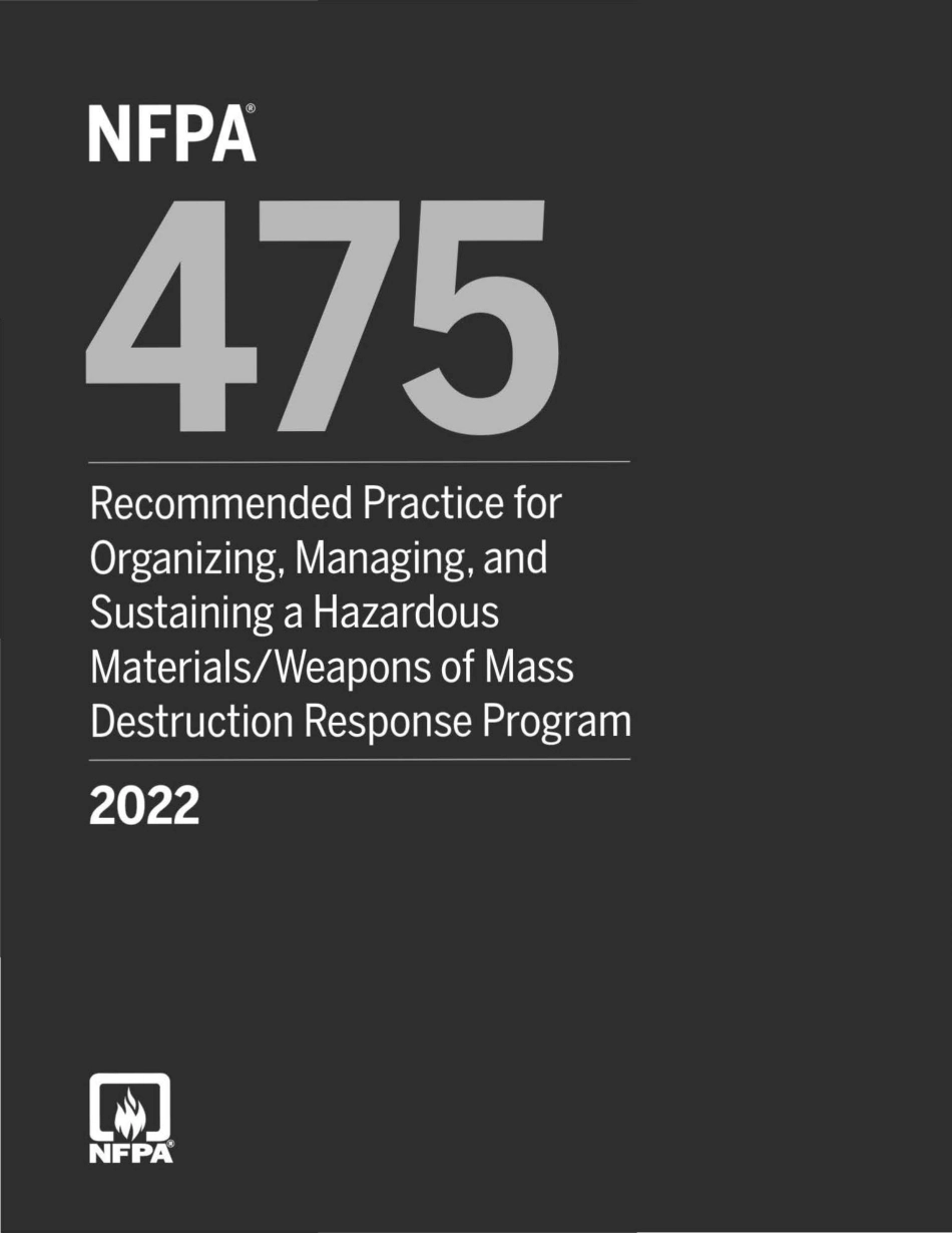 NFPA 475, 2022.pdf_第1页