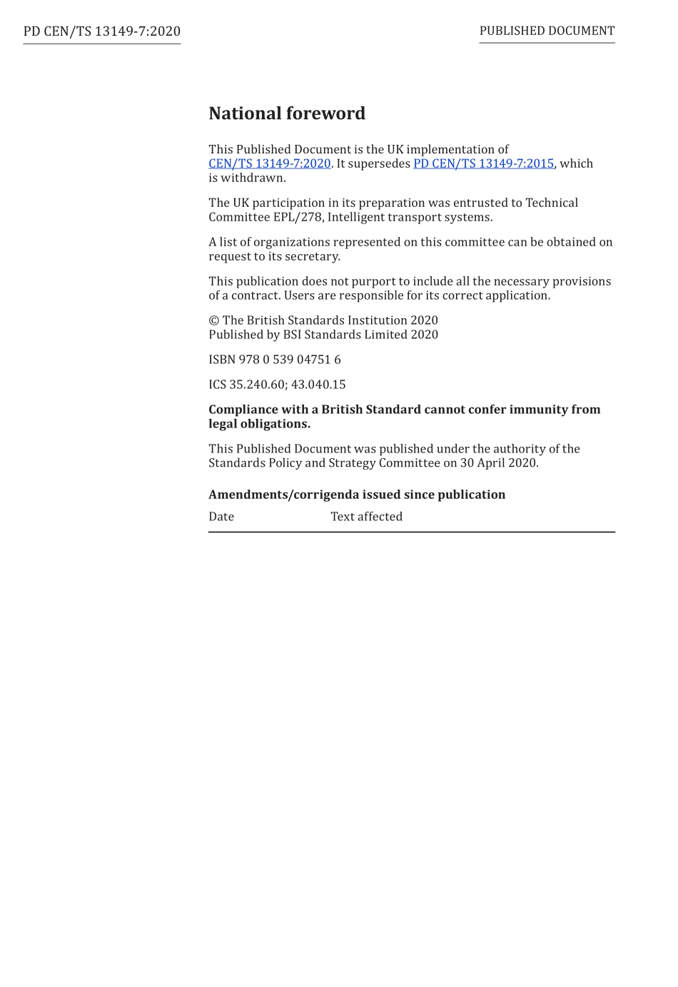 PD CEN TS 13149-7-2020.pdf_第2页