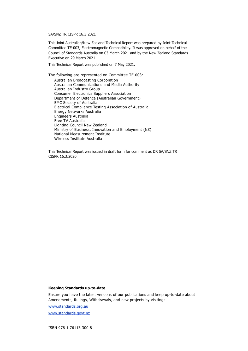 SA SNZ TR CISPR 16.3-2021.pdf_第2页