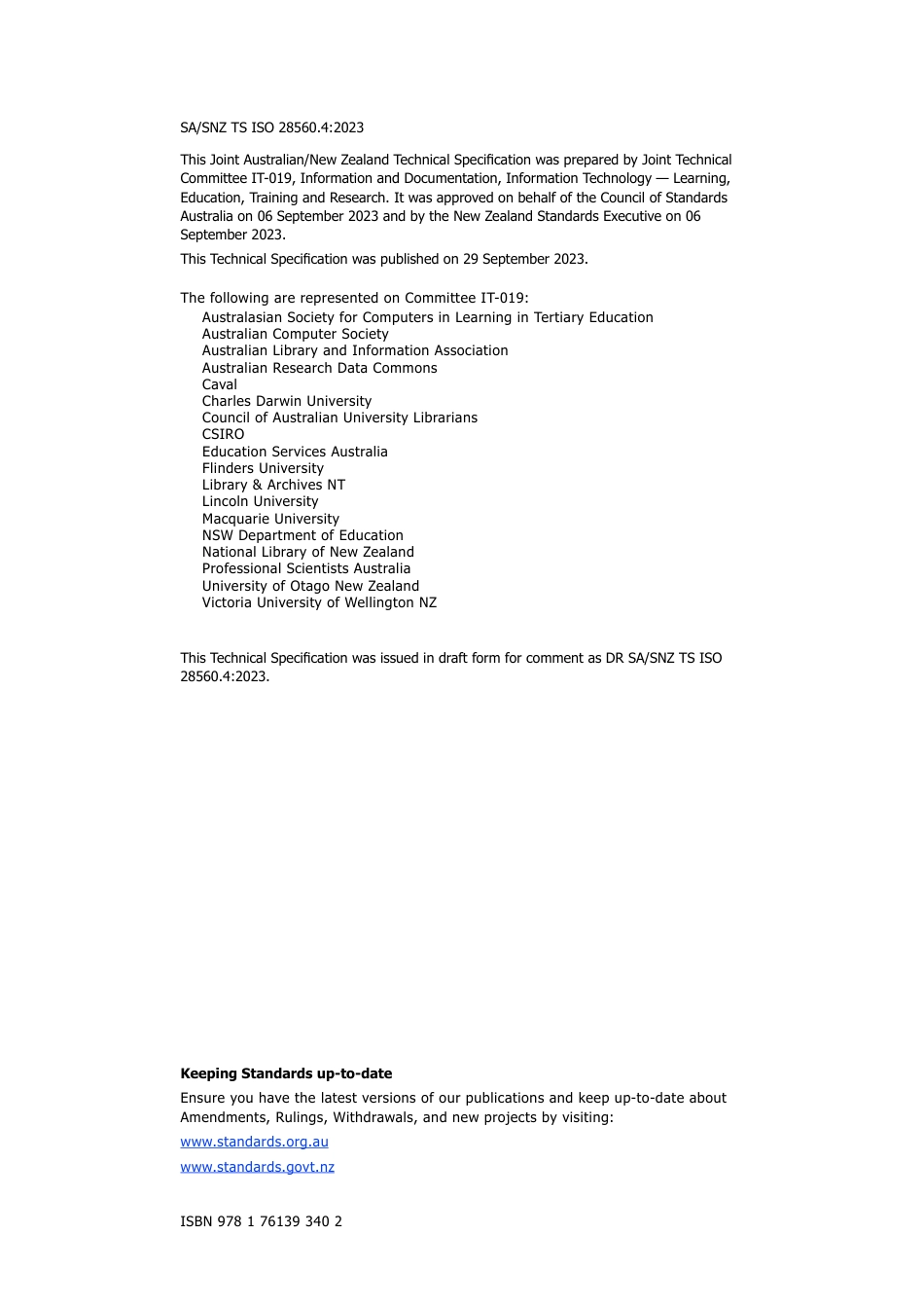 SA SNZ TS ISO 28560.4-2023.pdf_第2页