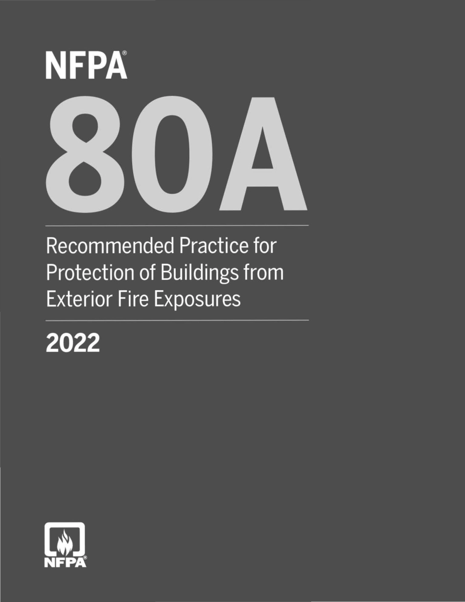 NFPA 80A, 2022.pdf_第1页
