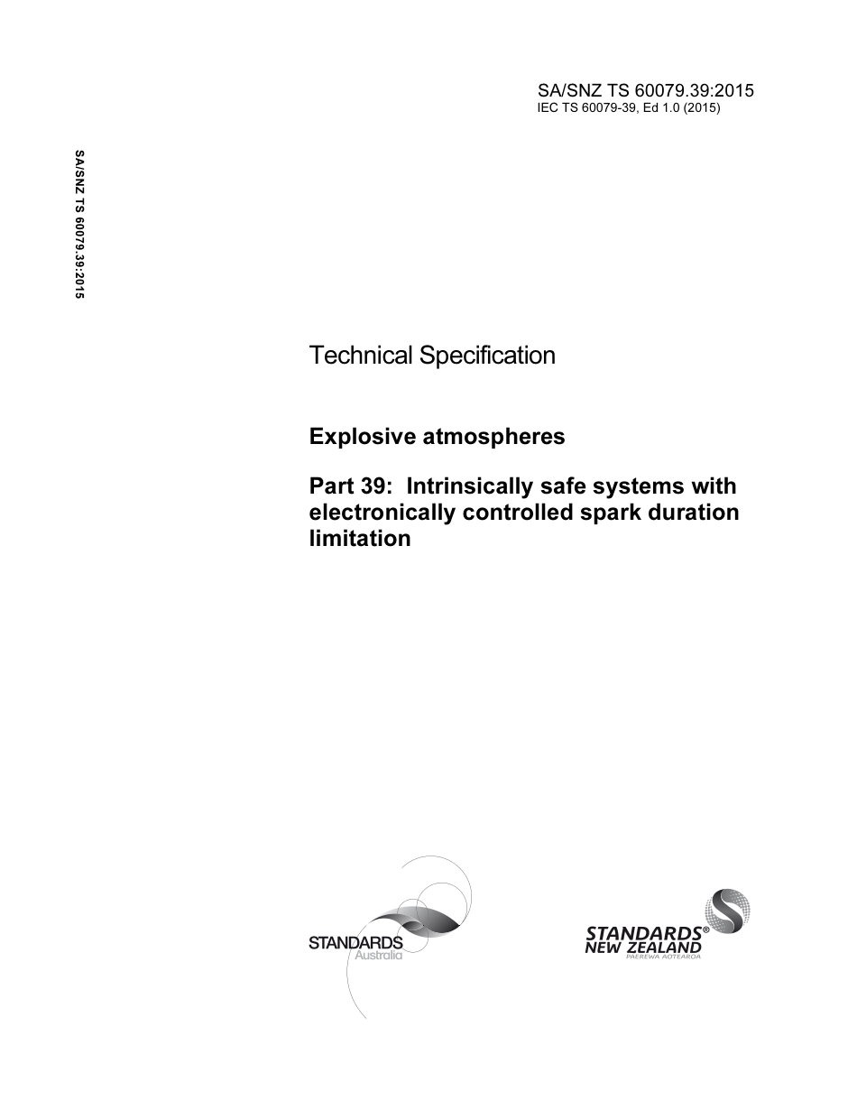 SA SNZ TS 60079.39-2015.pdf_第1页