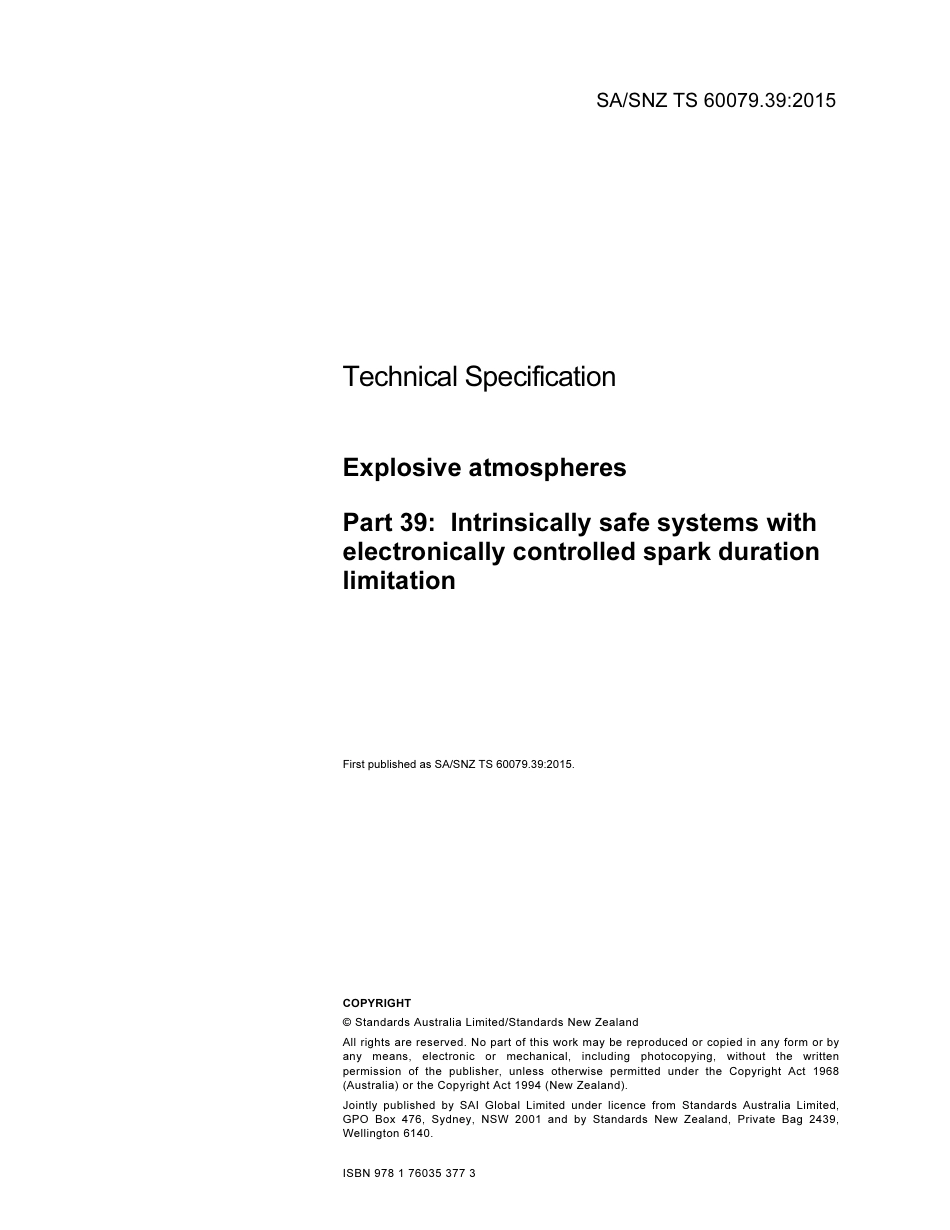 SA SNZ TS 60079.39-2015.pdf_第3页
