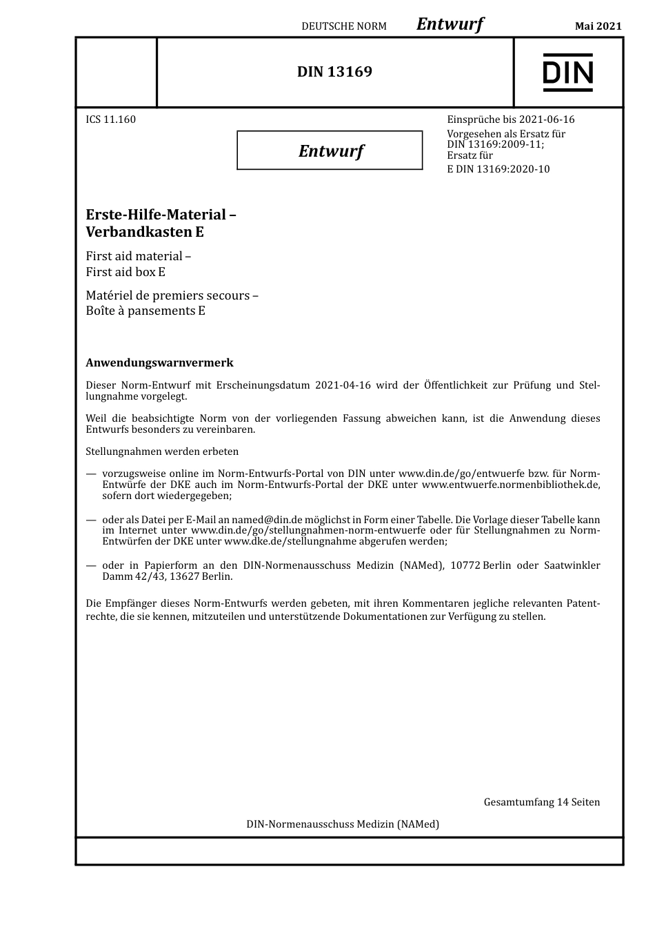 DIN_13169_E__2021-05.pdf_第1页