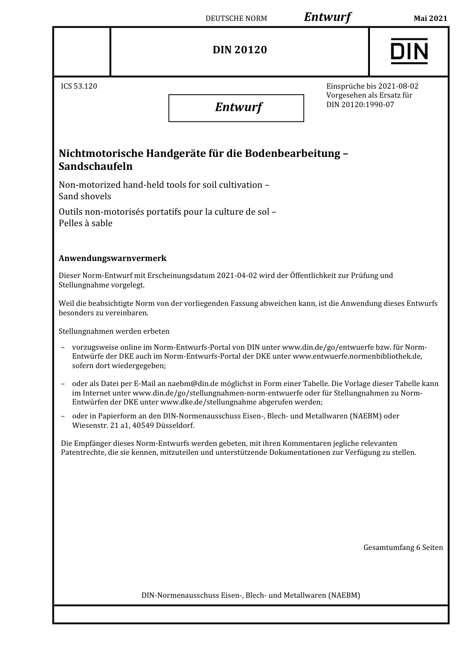 DIN_20120_E__2021-05.pdf_第1页