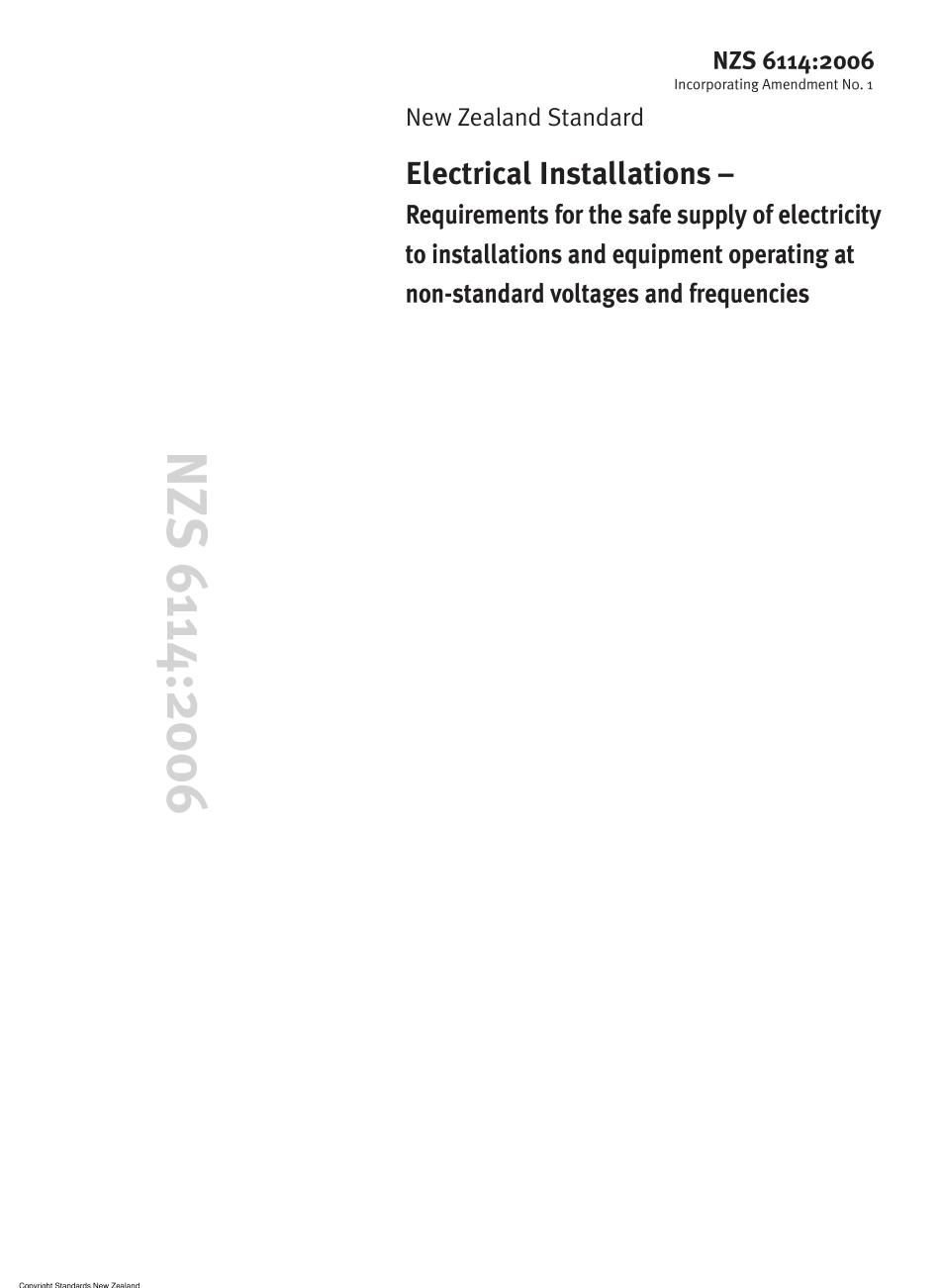 NZS 6114-2006 (2007).pdf_第1页