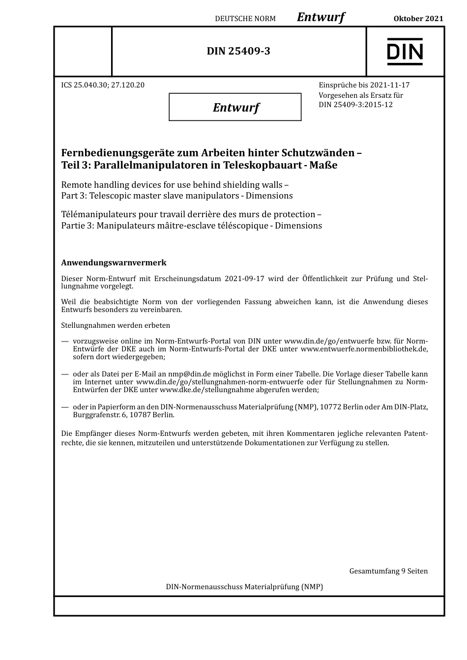 DIN_25409-3_E__2021-10.pdf_第1页