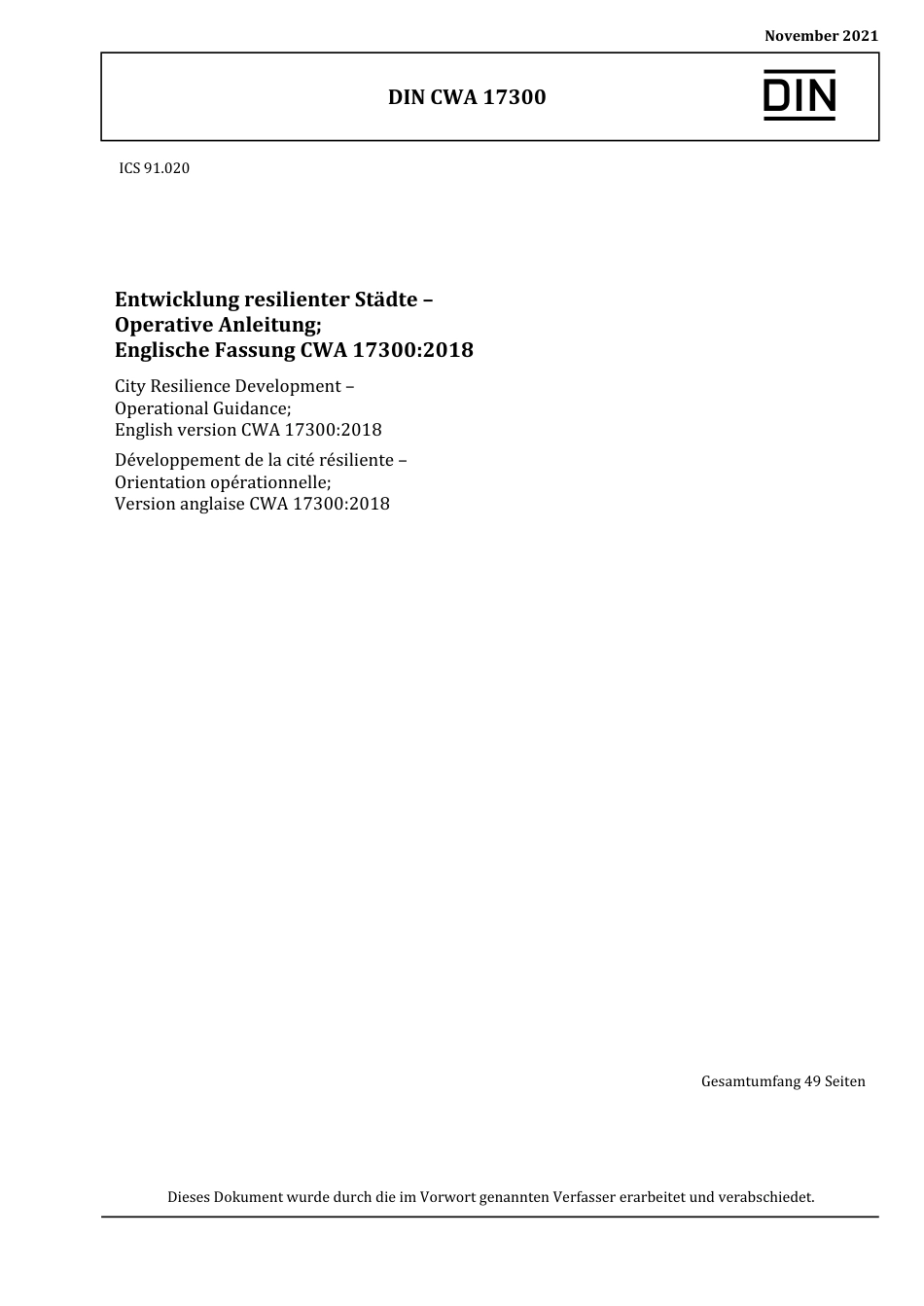 DIN_CWA_17300__2021-11.pdf_第1页