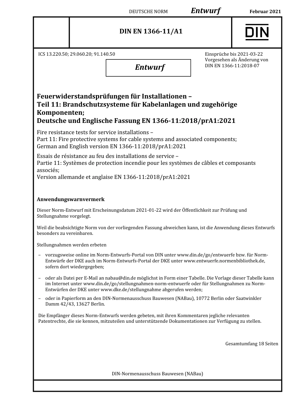 DIN_EN_1366-11_A-1_E__2021-02.pdf_第1页