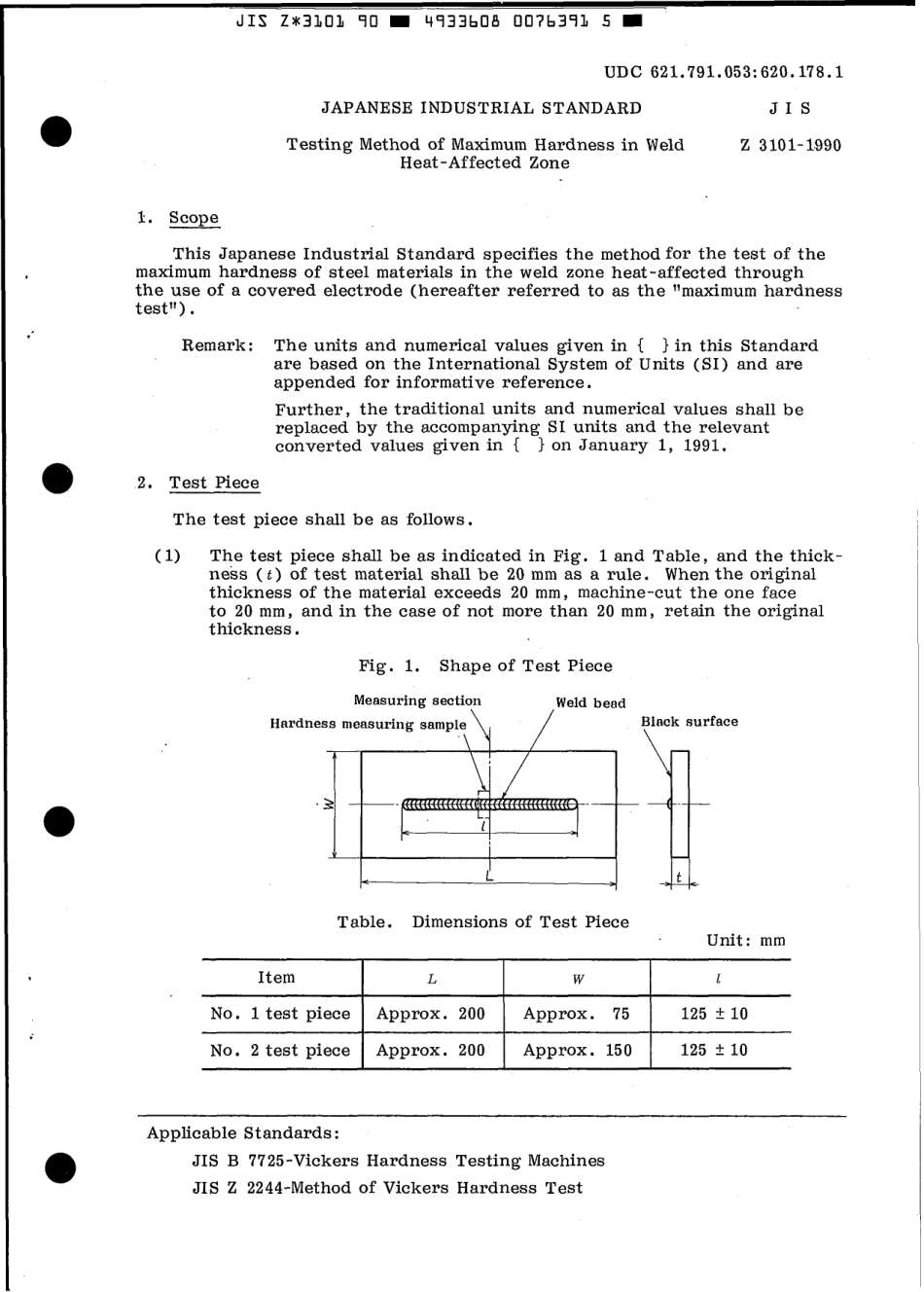 JIS Z 3101-1990 scan.pdf_第3页