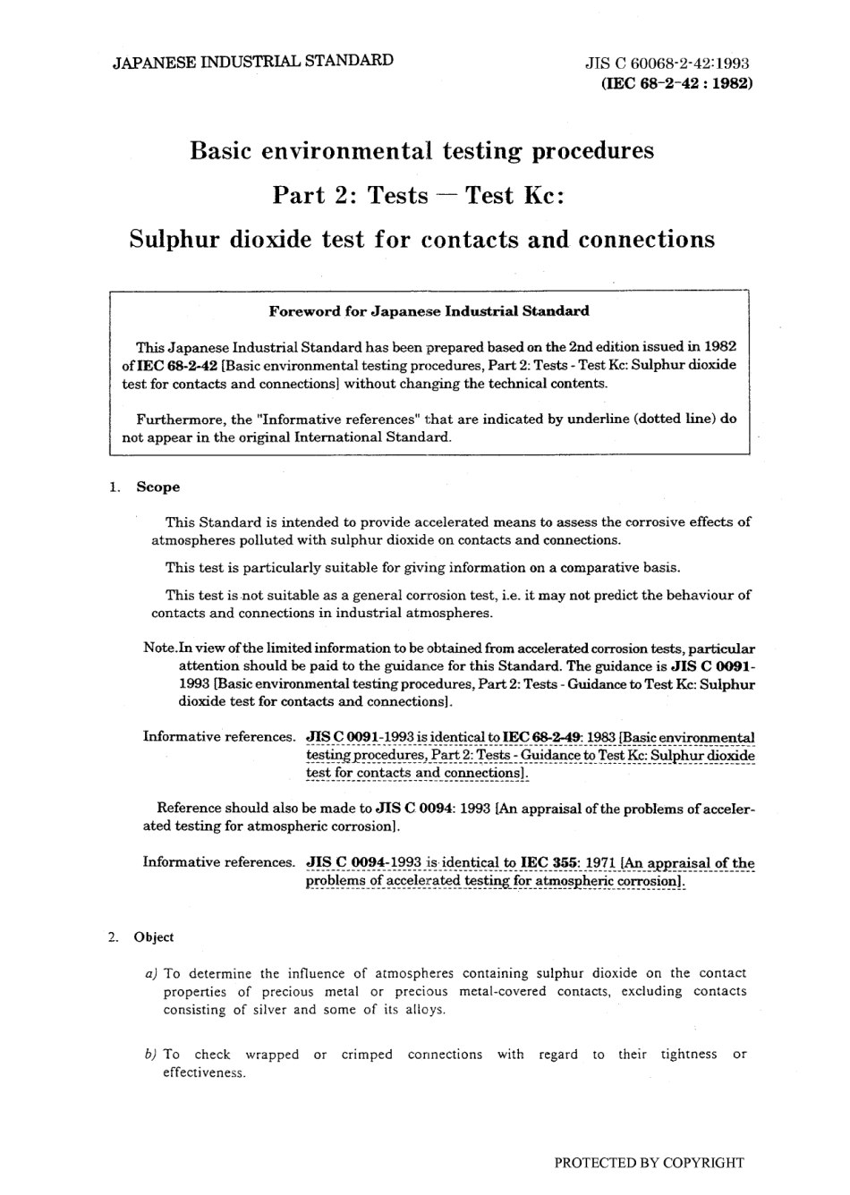 JIS C 60068-2-42-1993 (JIS C 0090-1993).pdf_第3页