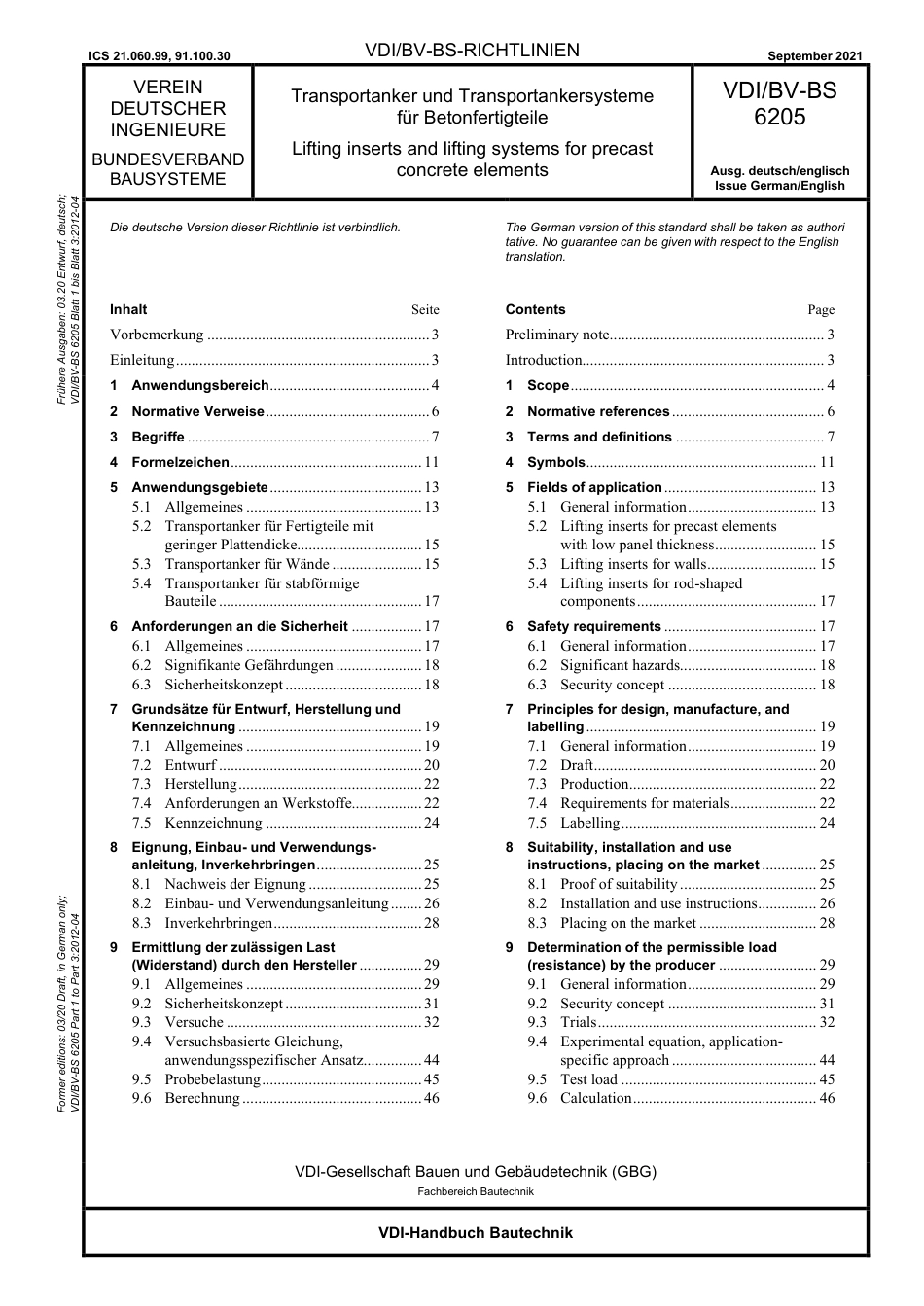 VDI_BV-BS_6205__2021-09.pdf_第1页