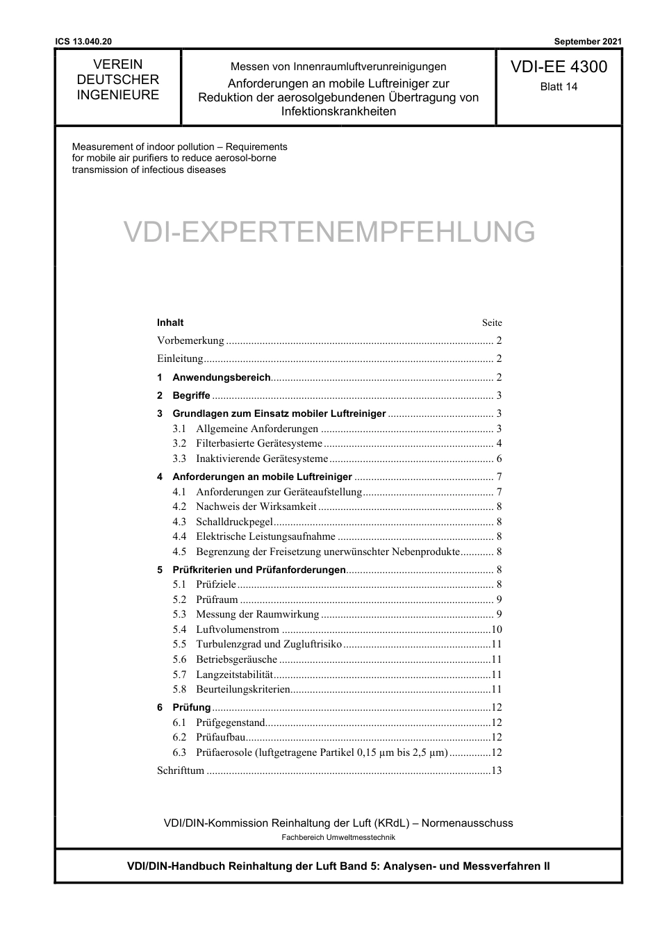 VDI-EE_4300_Blatt-14__2021-09.pdf_第1页
