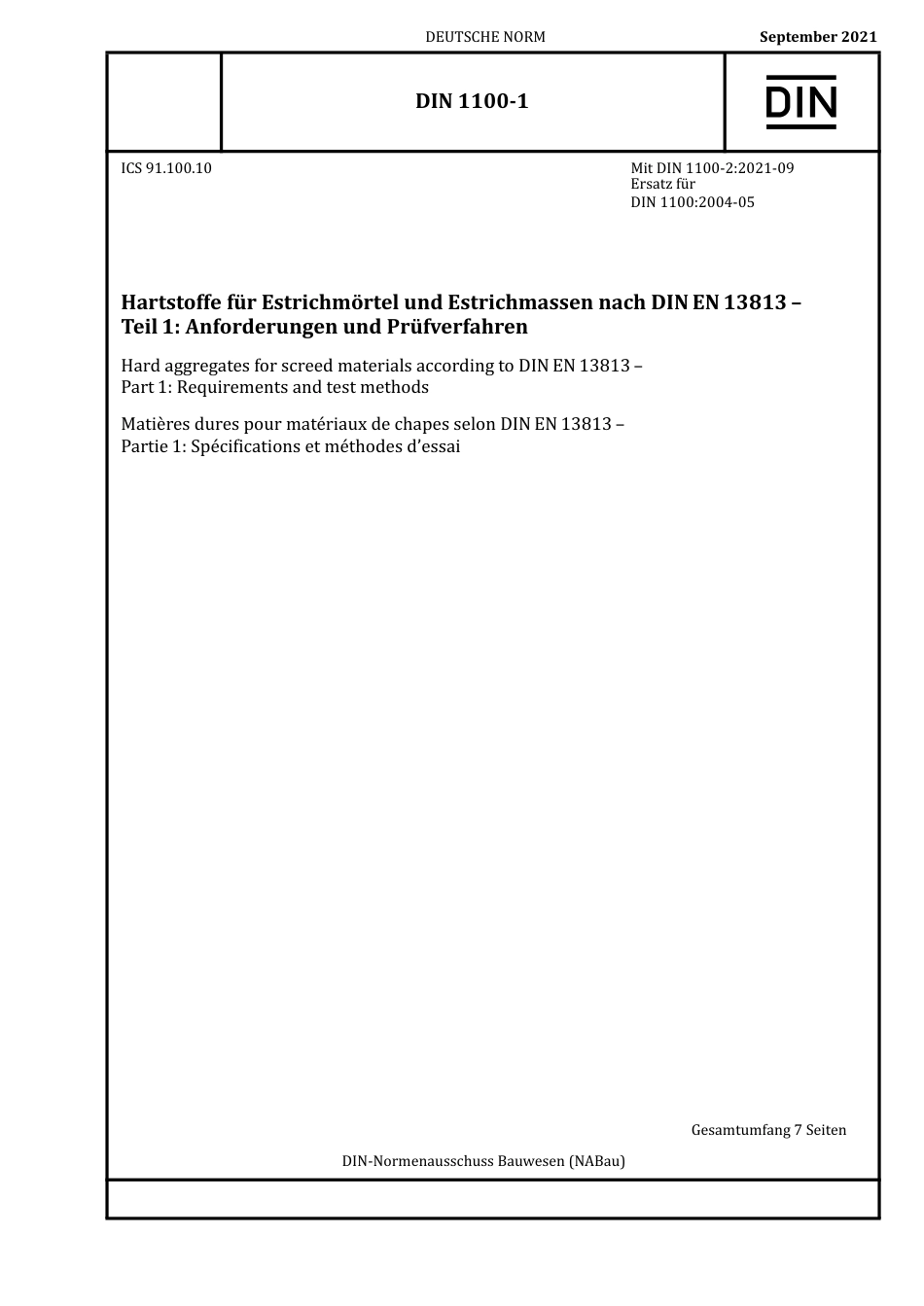 DIN_1100-1__2021-09.pdf_第1页