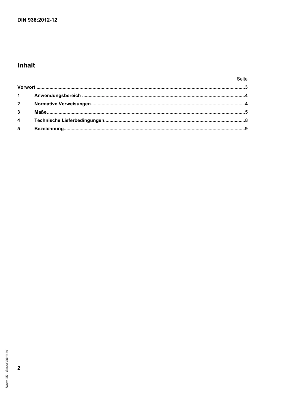 DIN 938：2012-12 Stiftschrauben-Einschraubende ≈ 1d.pdf_第2页
