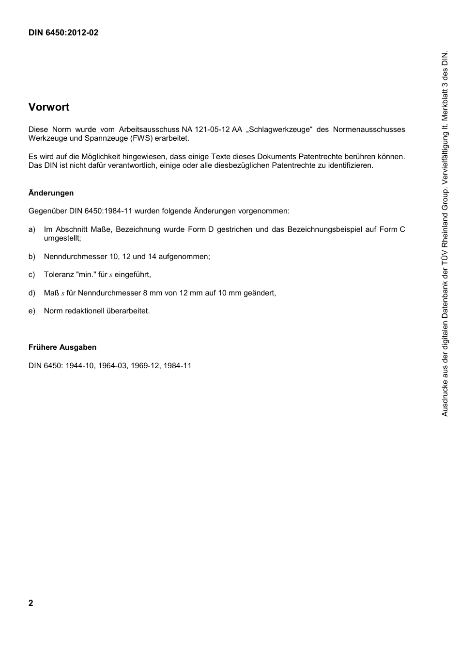 DIN 6450：2012 Pin punches.PDF_第2页