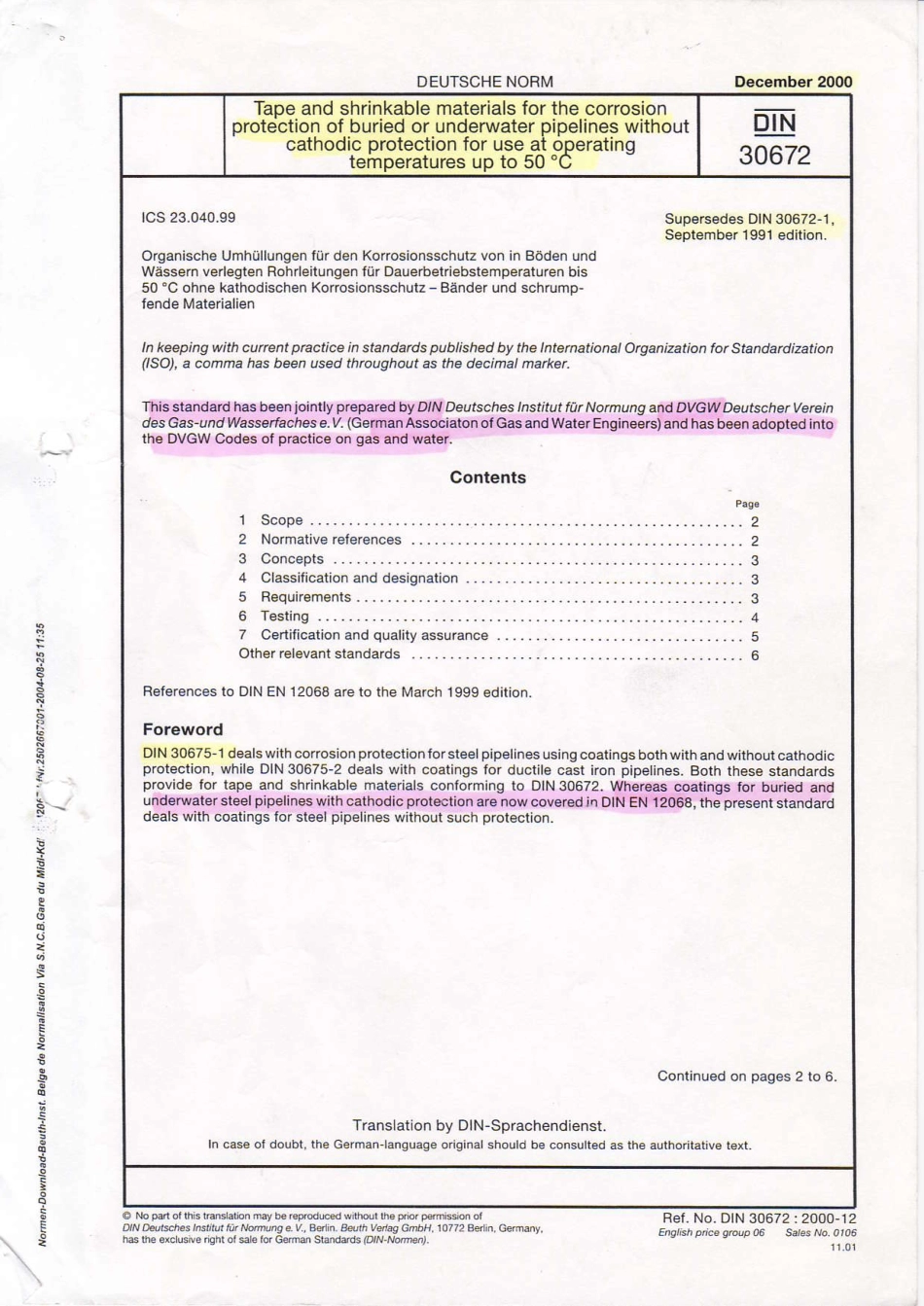 DIN 30672 2000.pdf_第1页