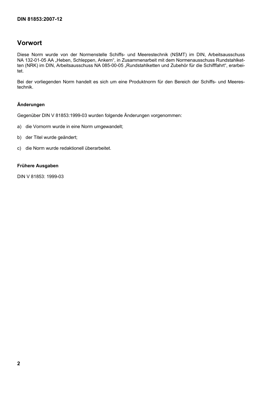 DIN 81853 2007 Stud link anchor chain cables, Grade K4 –.pdf_第2页