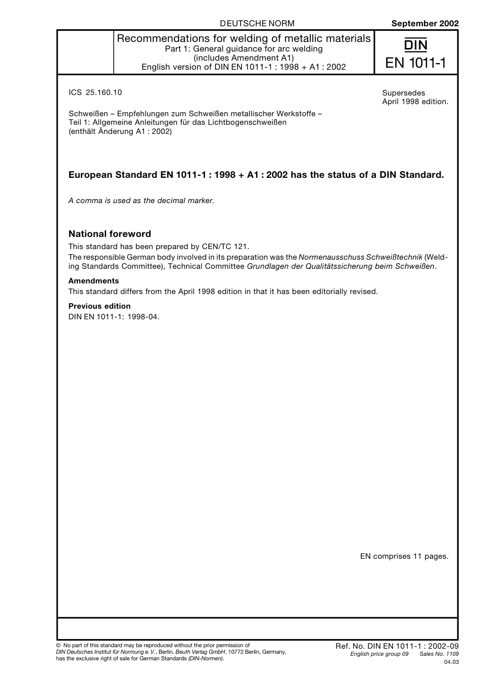 DIN EN 1011-1-2002 英文版.pdf_第1页