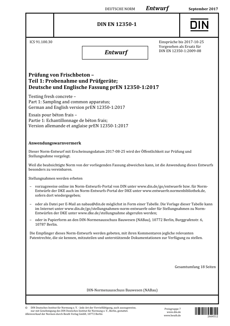 DIN EN 12350-1 E 2017-09.pdf_第1页