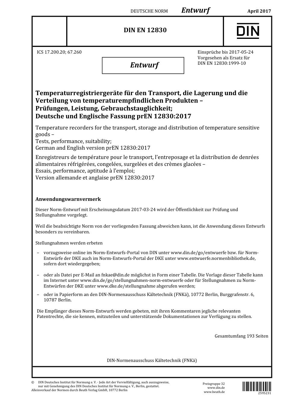 DIN EN 12830 E 2017-04.pdf_第1页