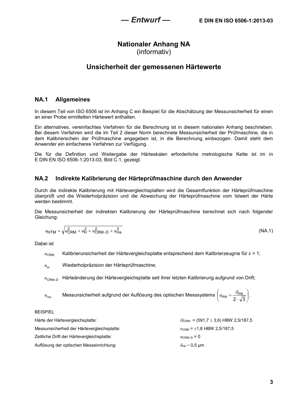 DIN EN ISO 6506-1-2013 金属材料 布氏硬度试验 第1部分 试验方法.pdf_第3页