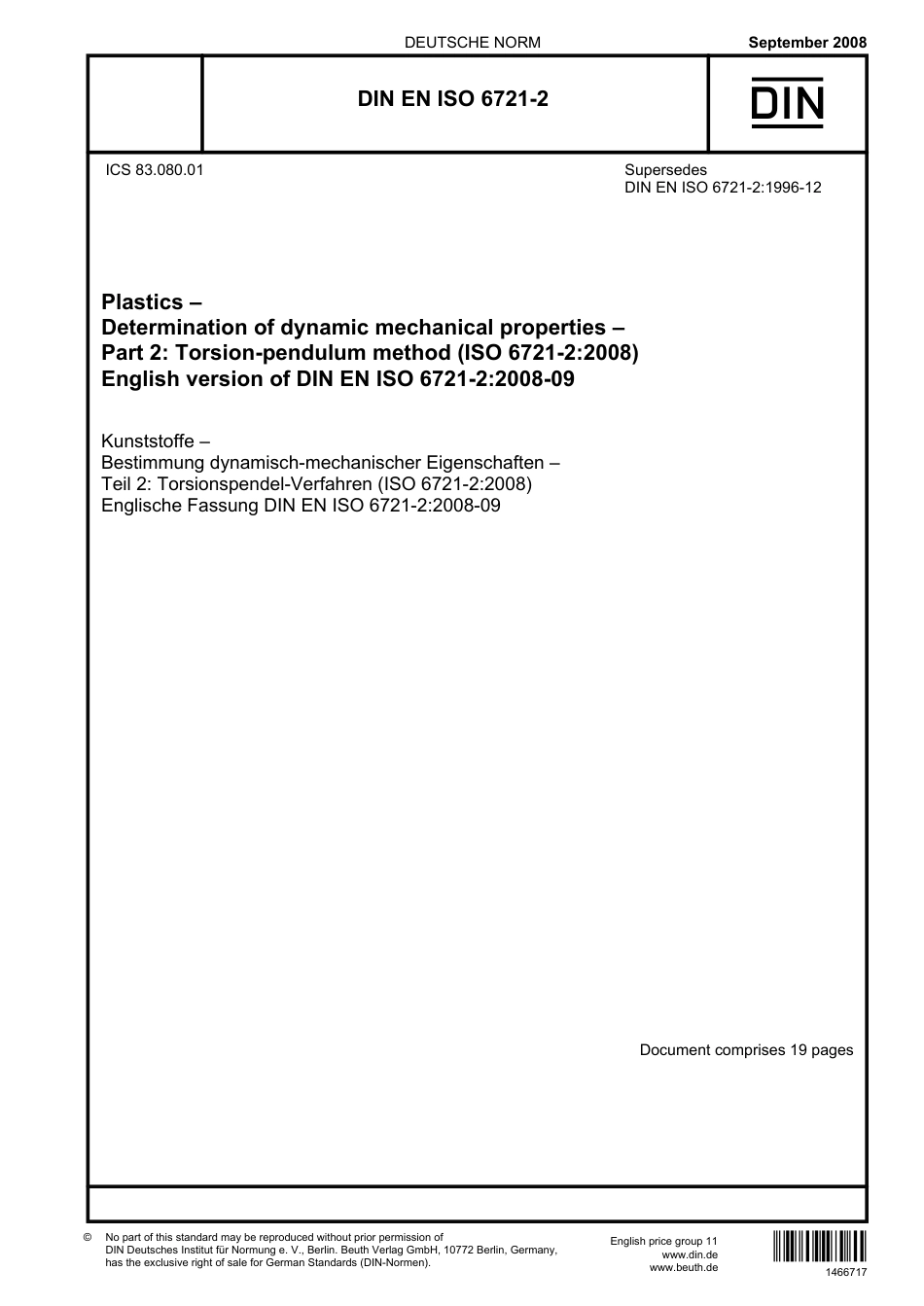 DIN EN ISO 6721-2 2008.pdf_第1页