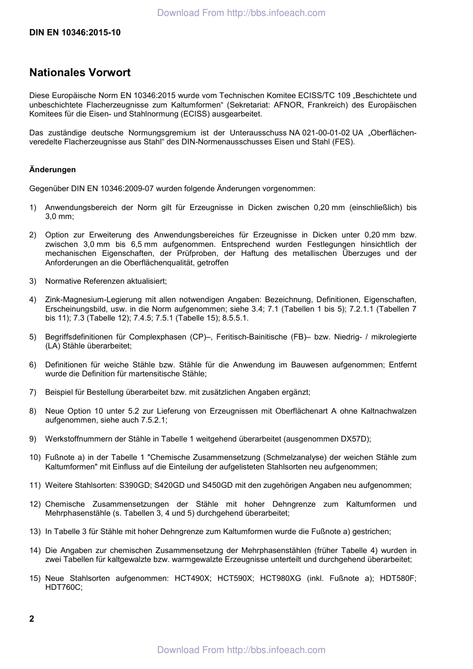 DIN EN10346-2015 连续热镀锌、锌铁合金镀层钢板及钢带.pdf_第2页