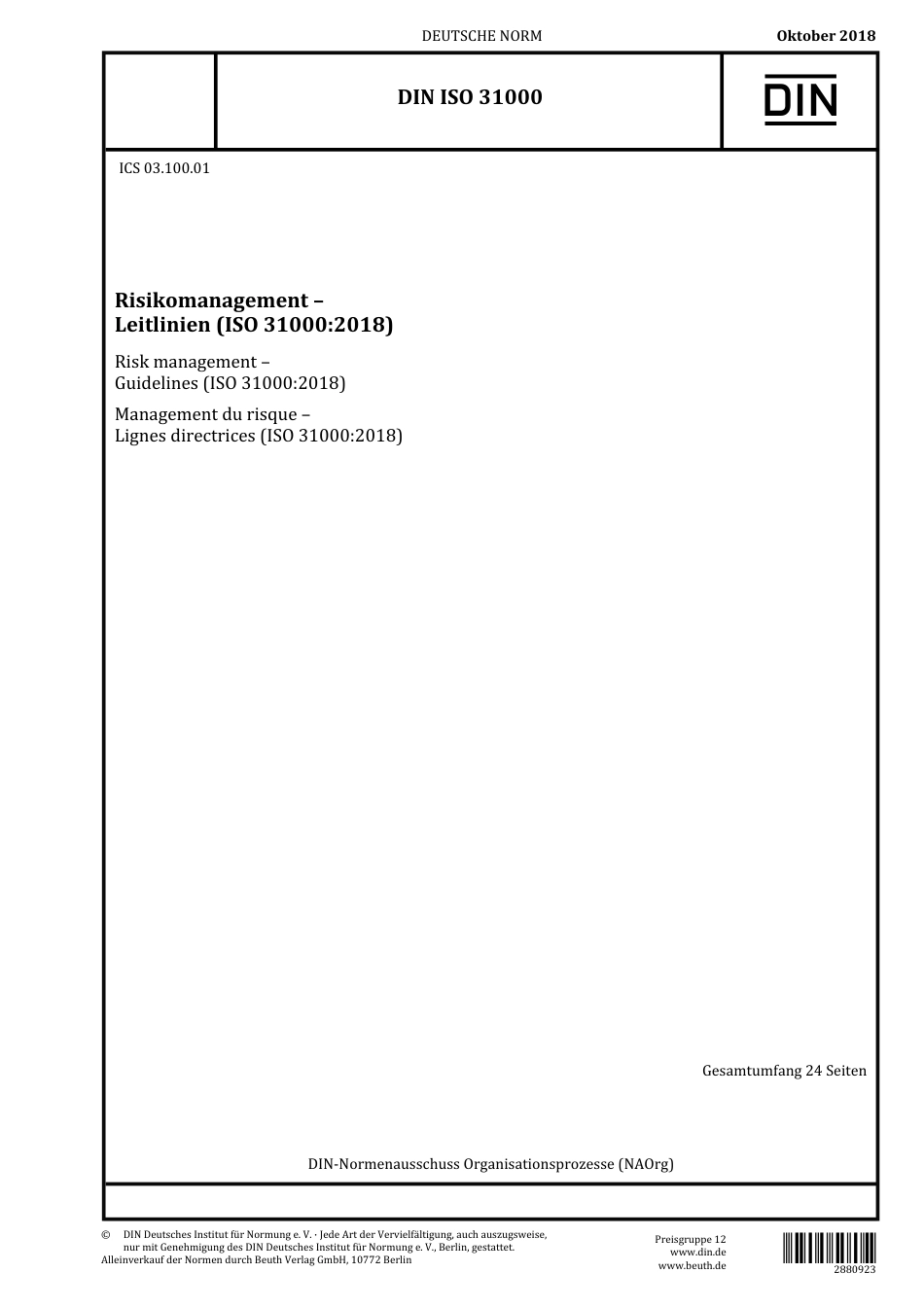DIN ISO 31000 2018-10.pdf_第1页