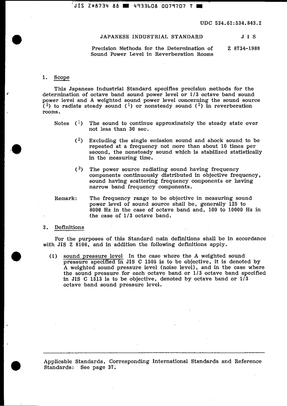 JIS Z 8734-1988 scan.pdf_第3页