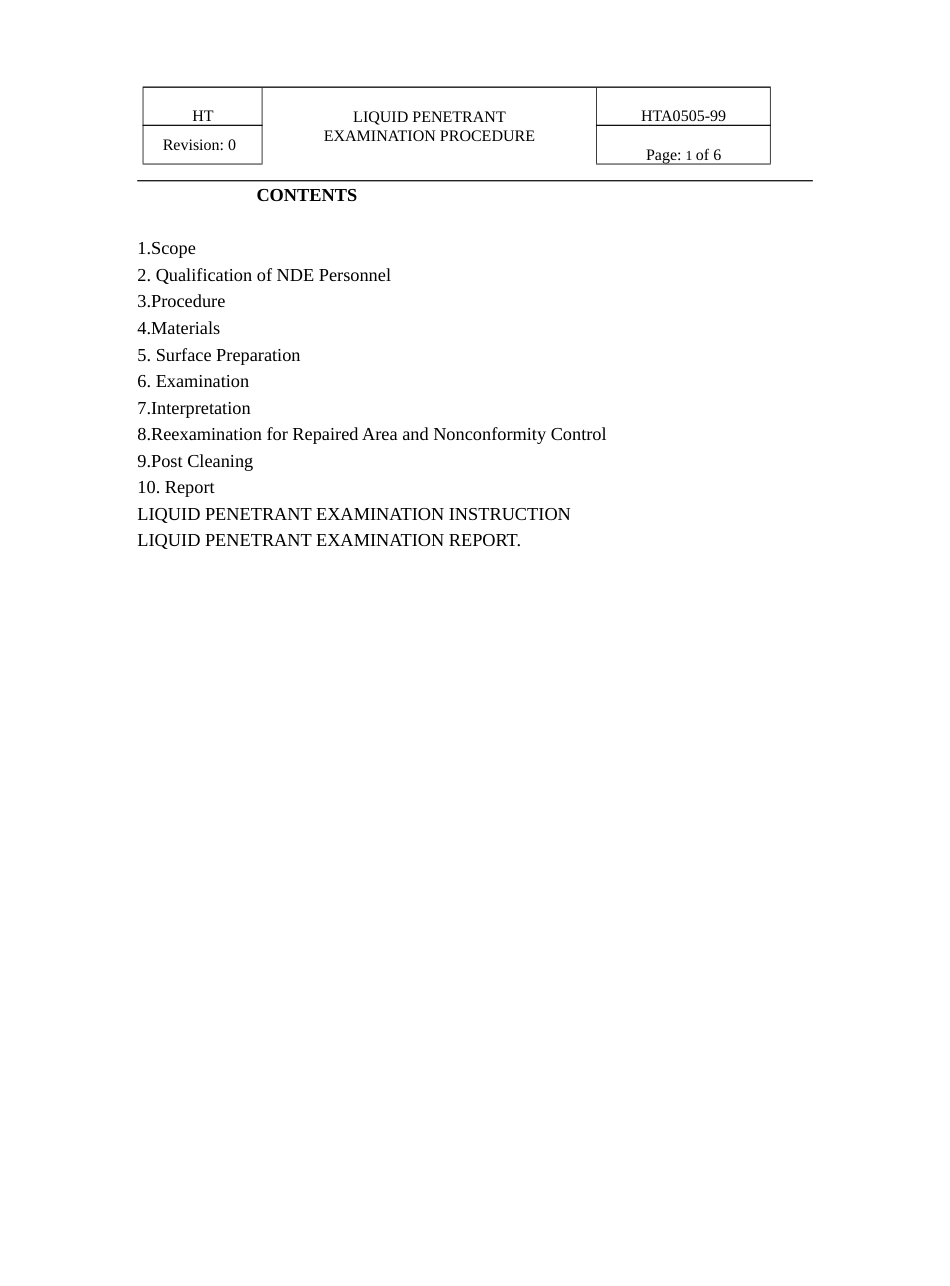 ASME规程文件 ASME  渗透规程.doc_第1页