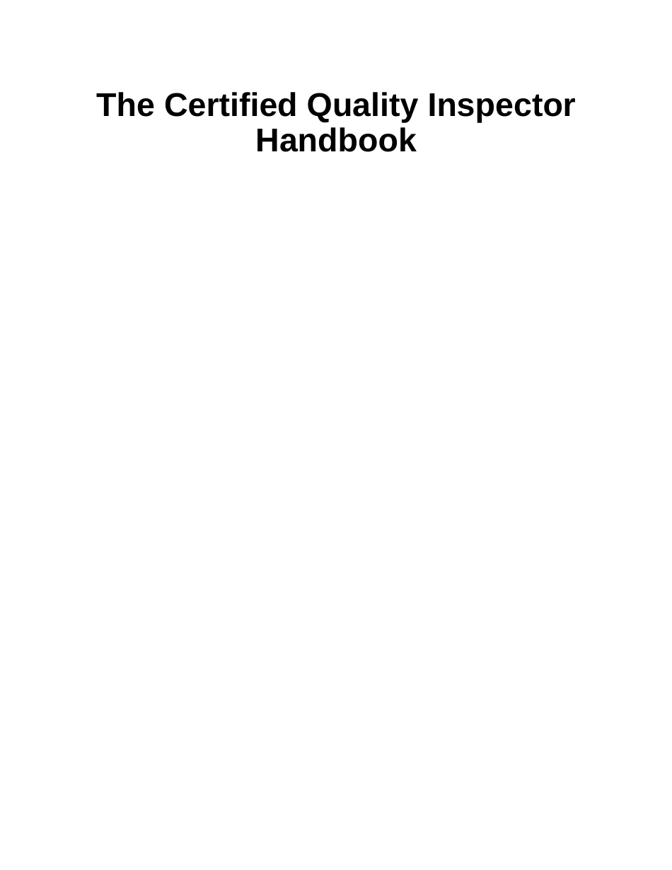 The Certified Quality Inspector Handbook, 3rd Edition (2020).pdf_第2页