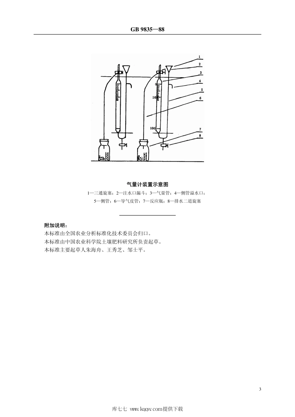 【农业行业标准】NY∕T 86-1988 土壤碳酸盐测定法.pdf_第3页