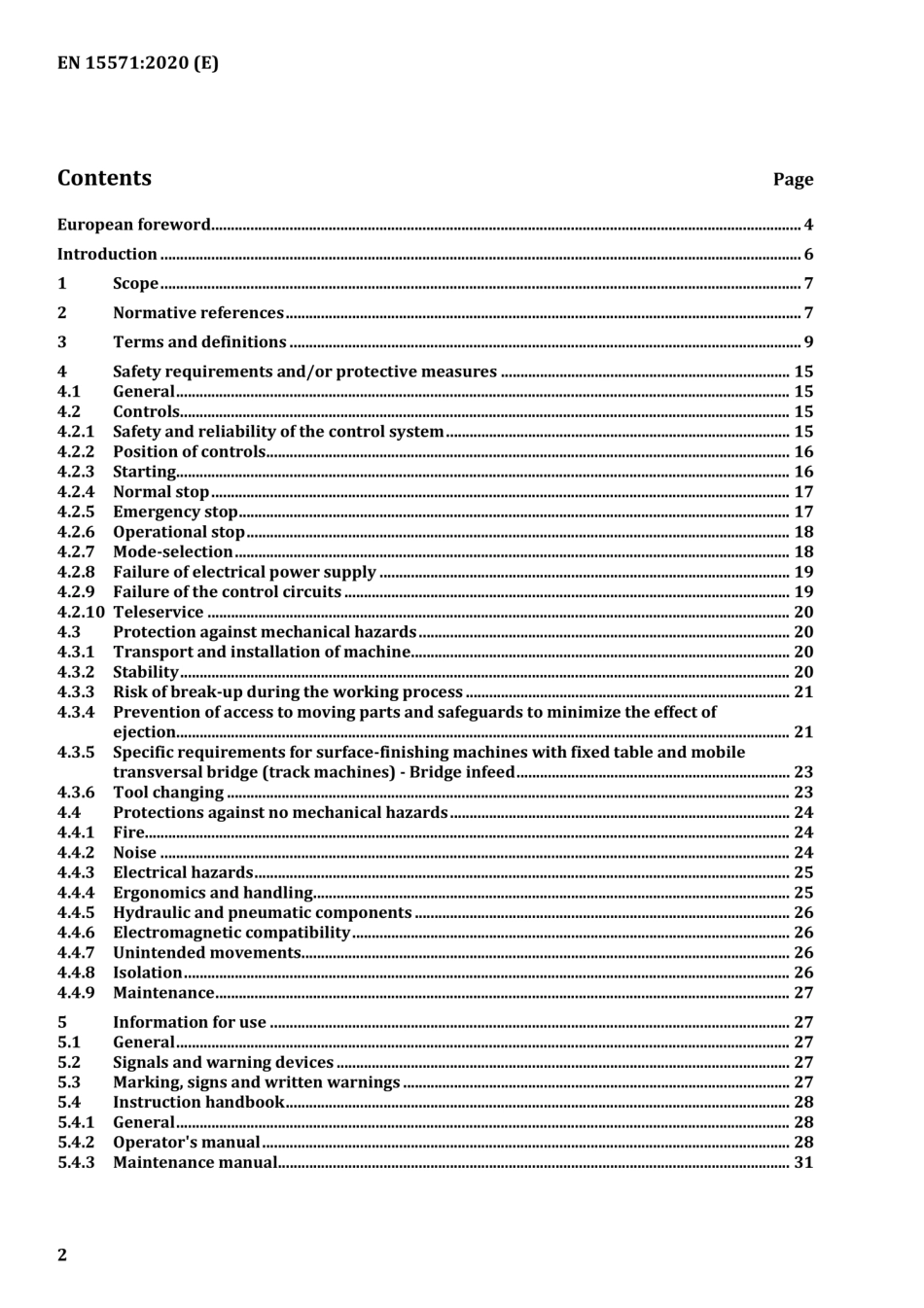 EN 15571-2020 天然石材开采和加工用机械和设备.安全.表面修整机的要求.pdf_第2页