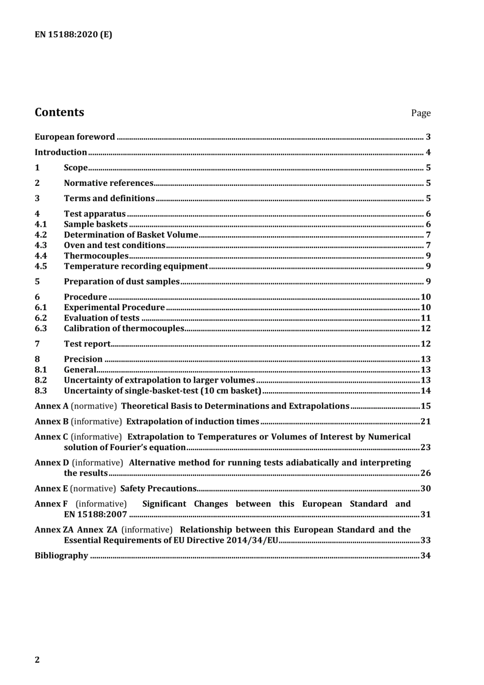 EN 15188-2020 粉尘堆积自燃特性的测定.pdf_第2页