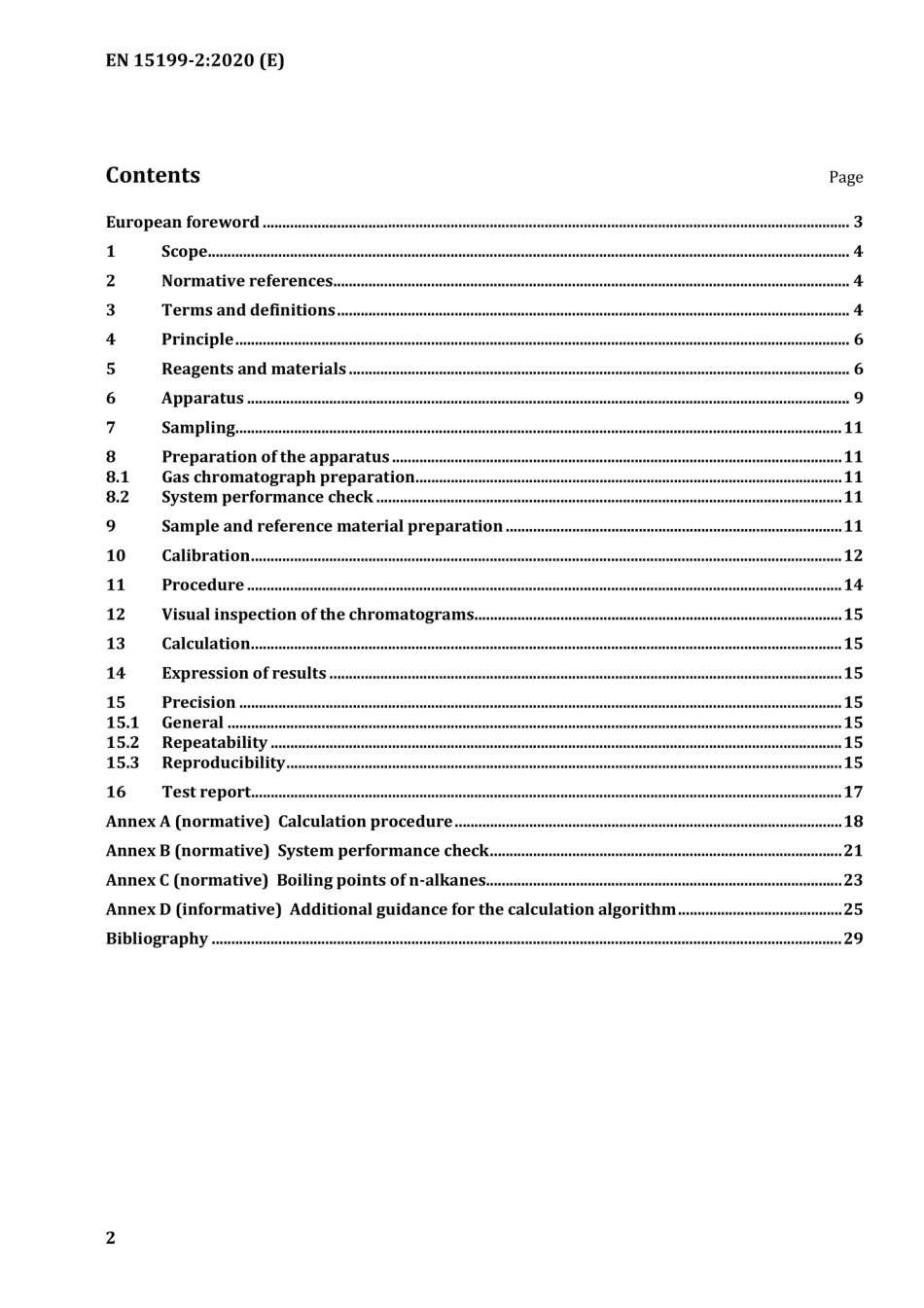 EN 15199-2-2020 石油产品.用气相色谱法测定沸点分布.第2部分：重馏分和残余燃料.pdf_第2页