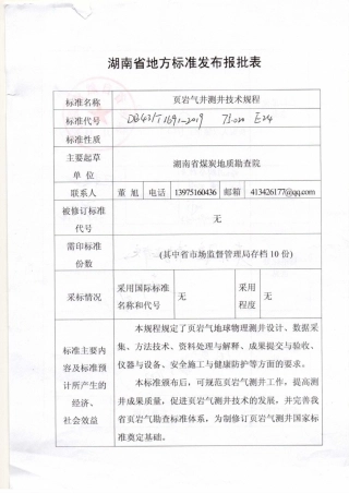 【地方标准】DB43∕T 1691-2019 页岩气井测井技术规程.pdf