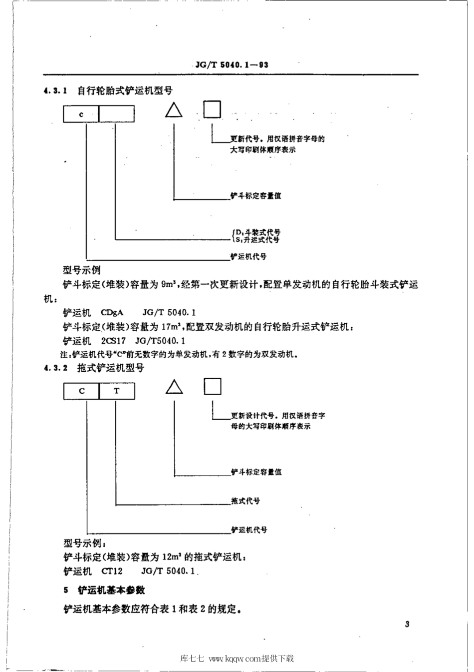 JG∕T 5040.1-1993 铲运机技术条件.pdf_第3页
