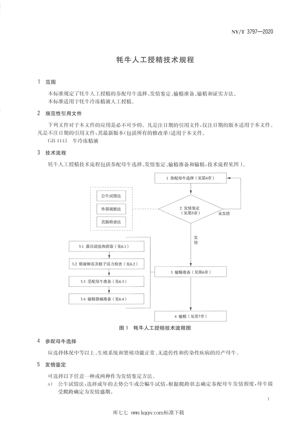 NY∕T 3797-2020 牦牛人工授精技术规程.pdf_第3页