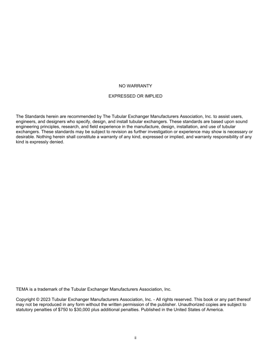 TEMA 11th Edition 2023 Standards of the Tubular Exchanger Manufacturers.pdf_第2页