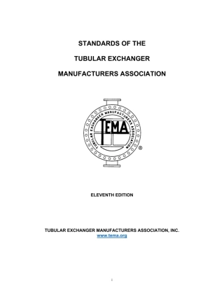 TEMA 11th Edition 2023 Standards of the Tubular Exchanger Manufacturers.pdf