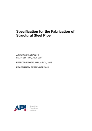 API Spec 2B-2001 (2020)-1 Standard.pdf