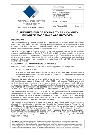 ASI TN005 2012 Guidelines for Designing to AS 4100 When Imported Materials Are I.pdf