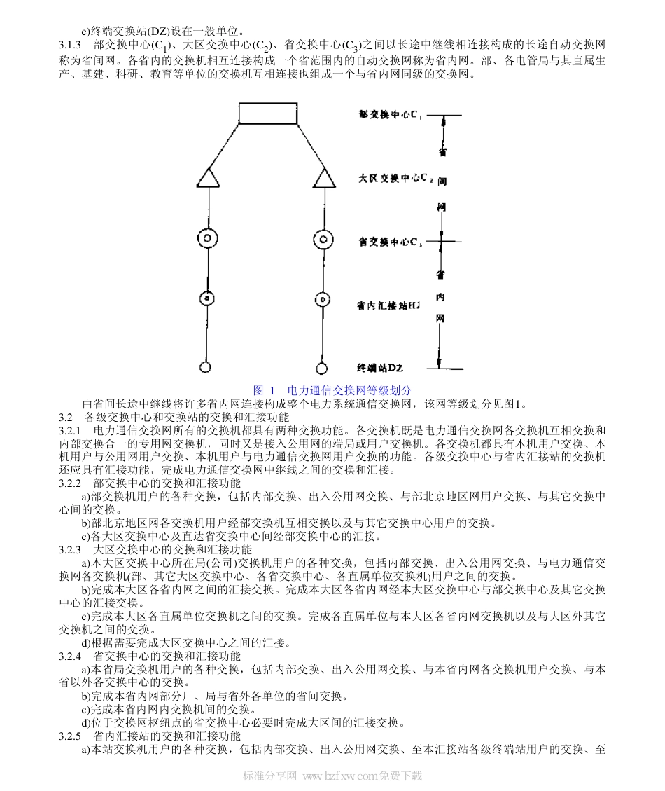 【电力行业标准】DLT 598-1996 电力系统通信自动交换网技术规范.pdf_第2页