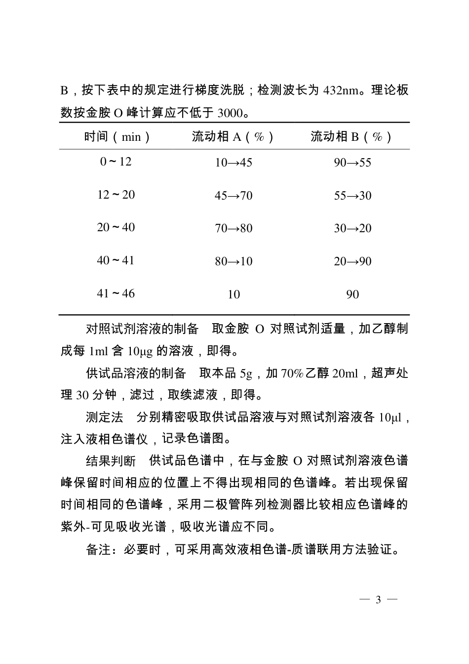 BJY 201714 少腹逐瘀丸中松香酸与金胺O检查项补充检验方法.pdf_第3页