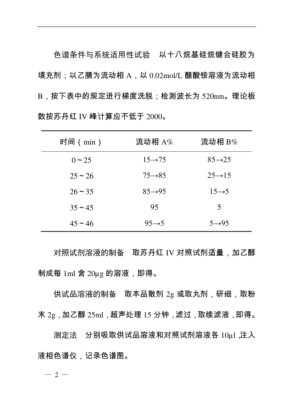 BJY 201711 接骨七厘散（丸）中苏丹红Ⅳ与松香酸检查项补充检验方法.pdf_第2页